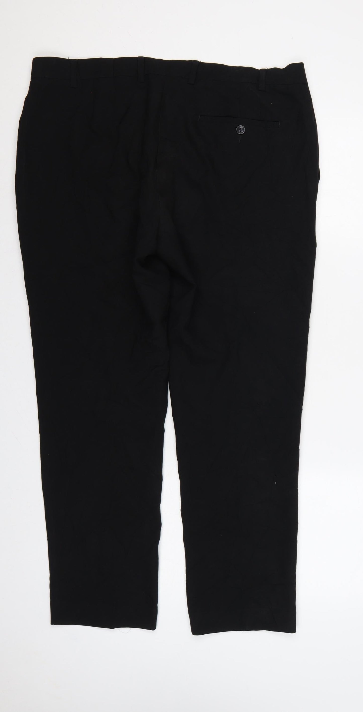 Marks and Spencer Men's Black 38 Slim Dress Trousers 38W 29L