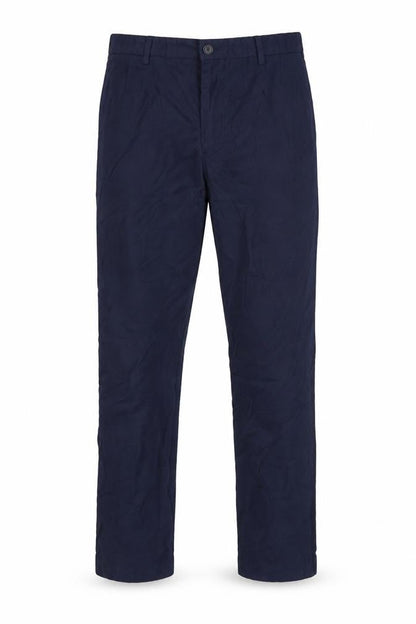 Hugo Boss Men’s Blue Wool Dress Trousers UK 48 Flat Front Formal