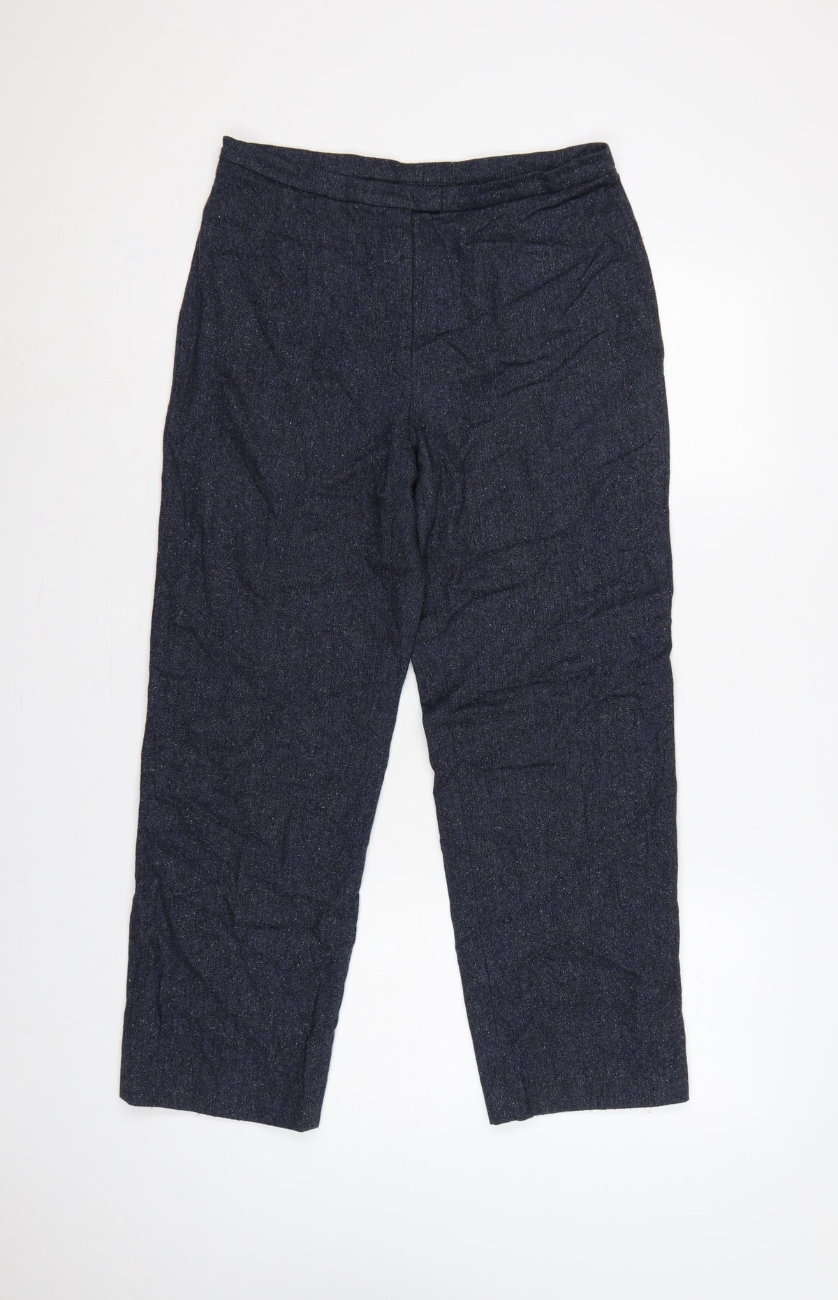 Wicholo Women’s Blue Slim Leg Trousers UK 12 Smart Workwear