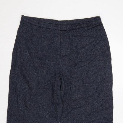 Wicholo Women’s Blue Slim Leg Trousers UK 12 Smart Workwear