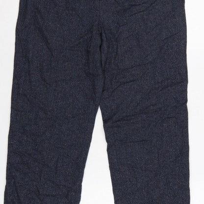 Wicholo Women’s Blue Slim Leg Trousers UK 12 Smart Workwear