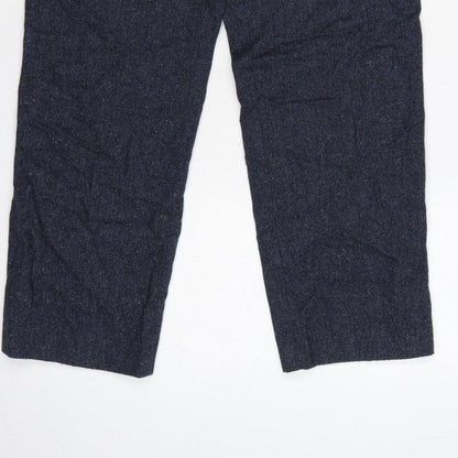 Wicholo Women’s Blue Slim Leg Trousers UK 12 Smart Workwear