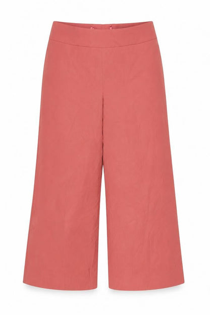 Madeleine Women Pink UK 12 High Rise Straight Leg Dress Trousers