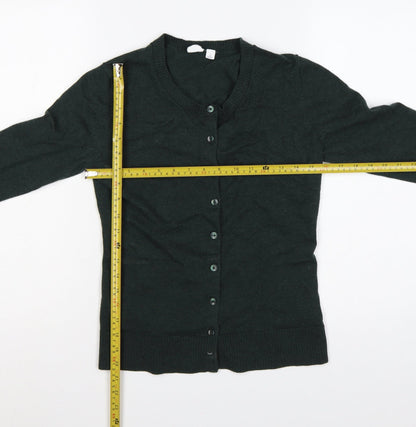GAP Women’s Green Cotton Button Cardigan Size M Long Sleeve Knit