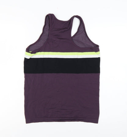 Sweaty Betty Women’s Purple L Racerback Colourblock Gym Tank Top