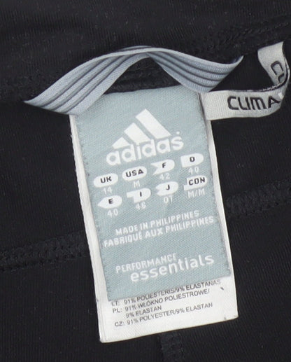 Adidas Women’s Black UK 14 Performance Essentials Flared Trousers