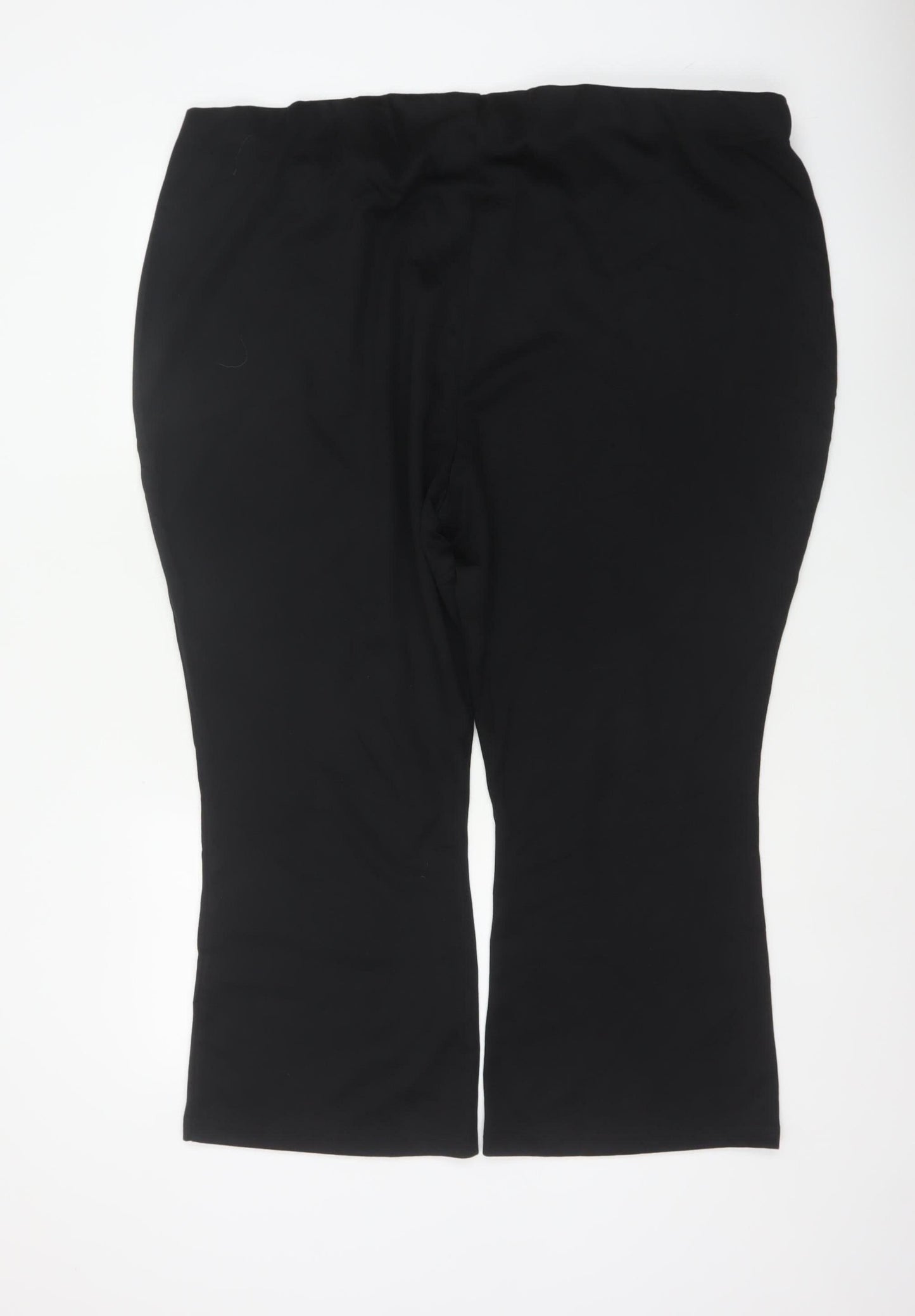 Damart Women’s Black UK 28 Flared Stretch Pull-On Trousers