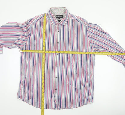 Marks & Spencer Autograph Men’s XL Multicolour Striped Cotton Shirt