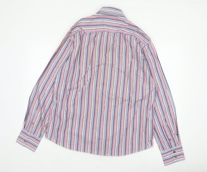 Marks & Spencer Autograph Men’s XL Multicolour Striped Cotton Shirt