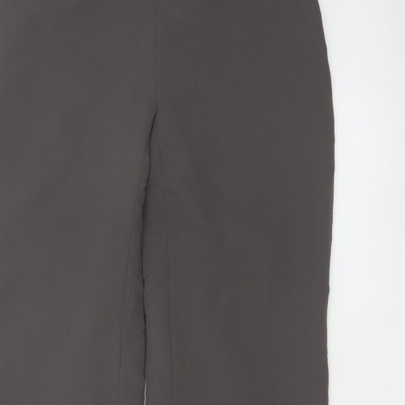 Viyella Women’s Brown Size 10 Straight Leg Smart Dress Trousers