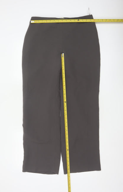 Viyella Women’s Brown Size 10 Straight Leg Smart Dress Trousers