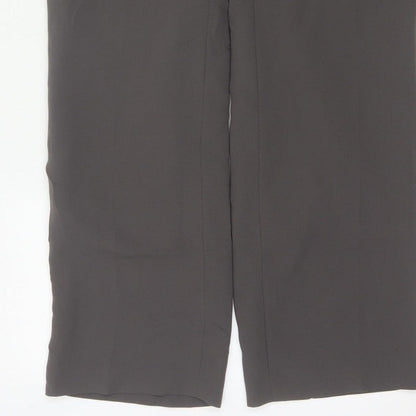 Viyella Women’s Brown Size 10 Straight Leg Smart Dress Trousers