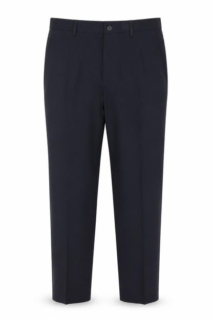 Marks & Spencer Men Navy 34in Skinny Dress Trousers Smart Work 31in