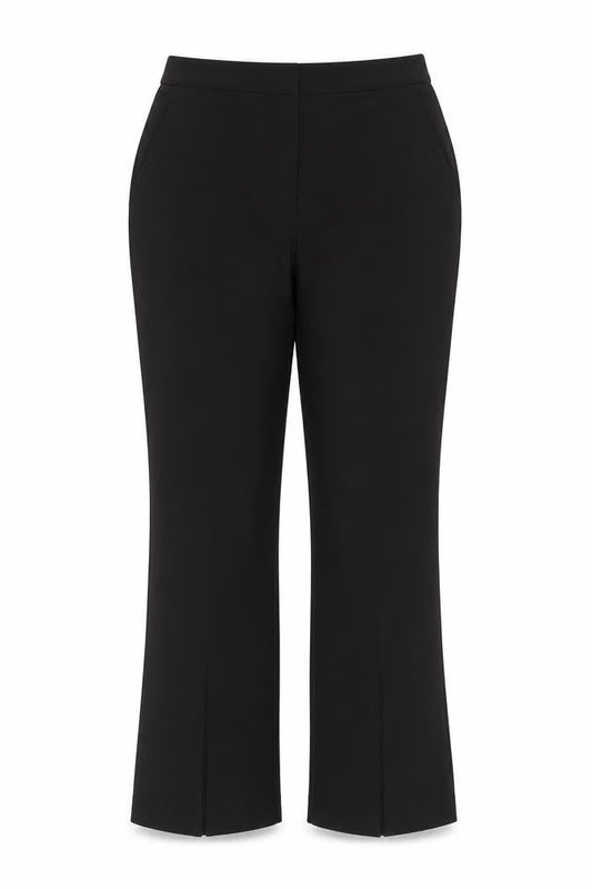NA-KD Women Black UK 8 High Rise Flared Tailored Trousers