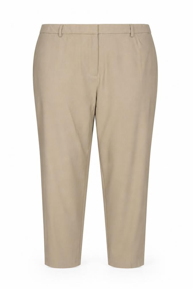 Marks & Spencer Women Beige Size 20 Regular Tapered Work Trousers