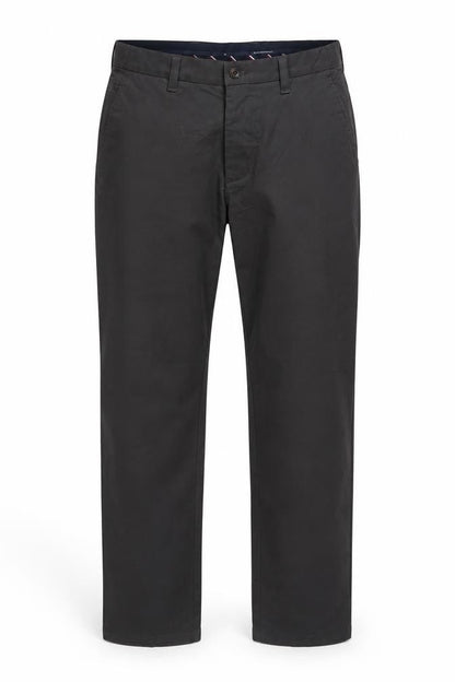 Marks & Spencer Blue Harbour Men's Black 32/33 Regular Chino Trousers