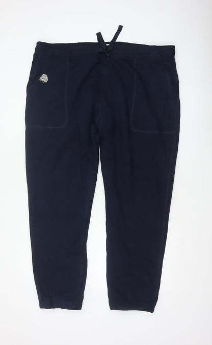 Marks & Spencer Men Blue 2XL Fleece Lined Jogger Sweatpants Regular