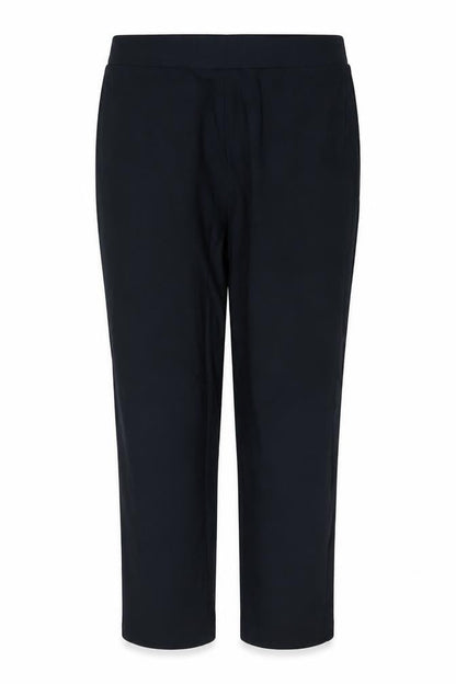 Marks & Spencer Women’s Navy UK 18 Regular Straight Stretch Trousers