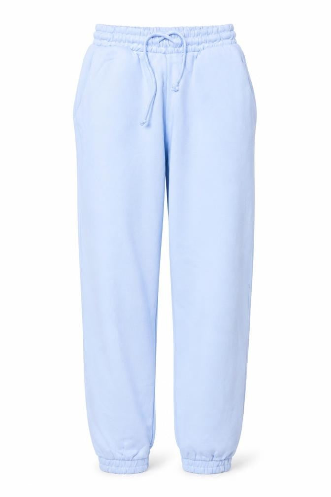 Zara Women Blue UK 8 Fleece Jogger Trousers Drawstring Cuffed
