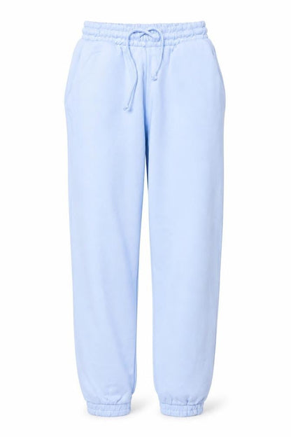 Zara Women Blue UK 8 Fleece Jogger Trousers Drawstring Cuffed