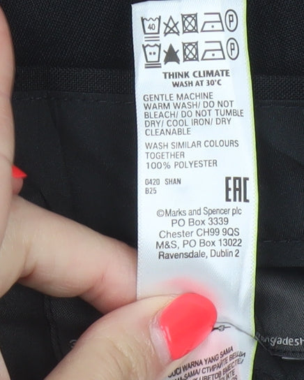 Marks & Spencer Men Black 38in Skinny Dress Trousers 31in Leg