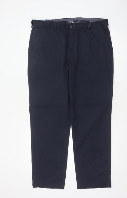 Blue Harbour Men’s Navy 36W 29L Regular Fit Chino Trousers