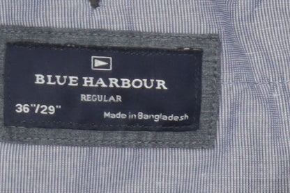 Blue Harbour Men’s Navy 36W 29L Regular Fit Chino Trousers