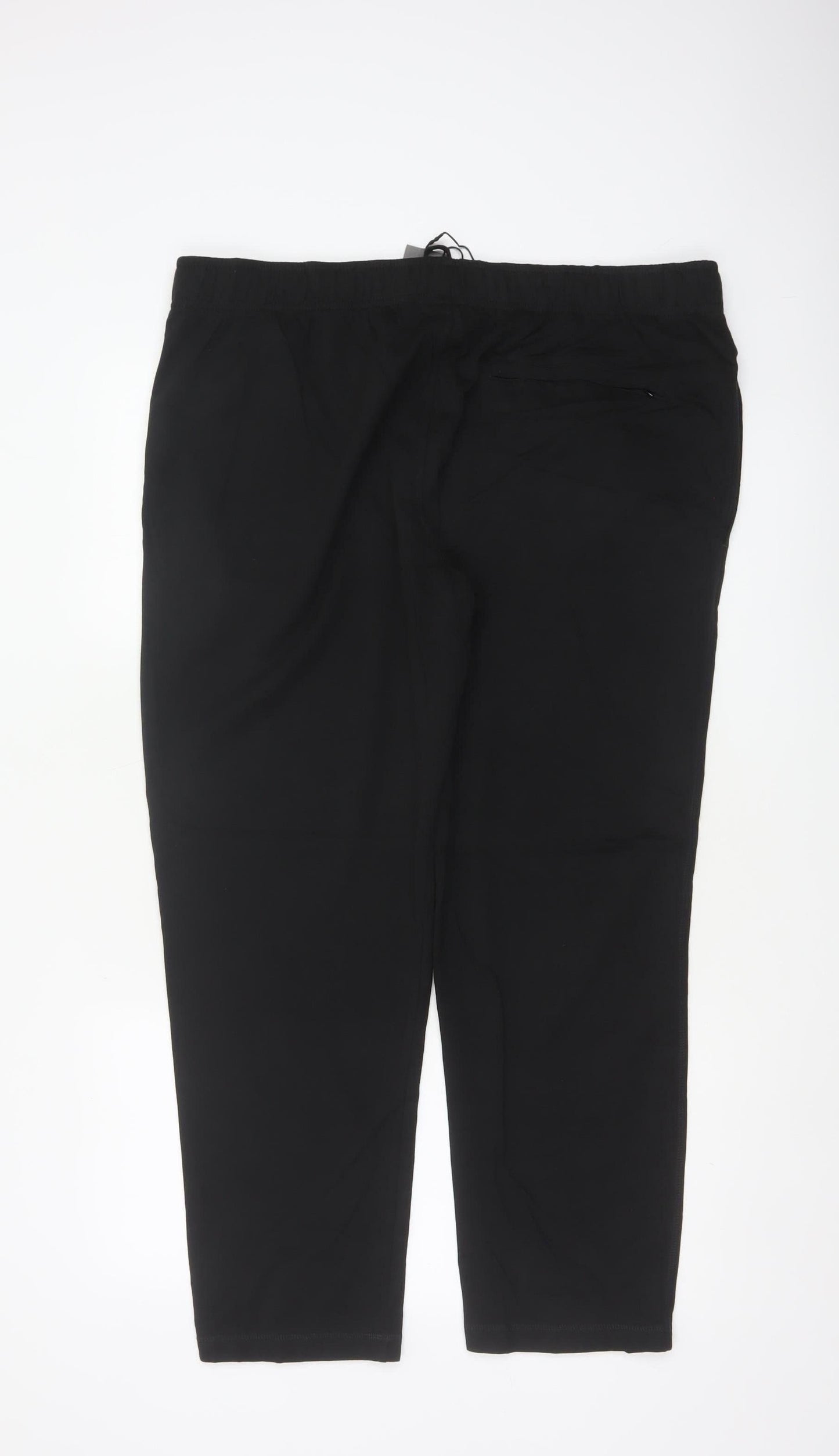 M&S Men’s Black 3XL Cotton Rich Jogger Trousers 42-44in 29in