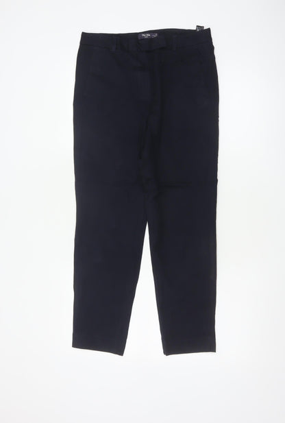 M&S Women’s Navy Blue UK 10 The Mia Slim Fit Tailored Trousers
