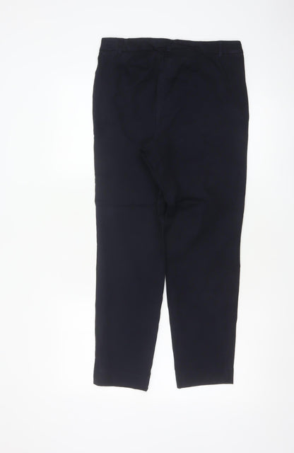 M&S Women’s Navy Blue UK 10 The Mia Slim Fit Tailored Trousers