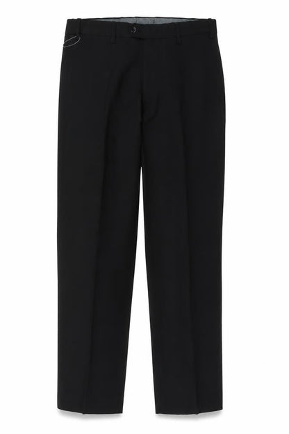Marks & Spencer Men Black 32 Regular Straight Dress Trousers