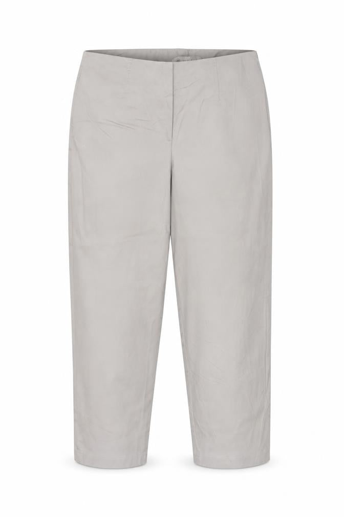 Marks & Spencer Women's Beige UK 12 Tapered Cotton Trousers