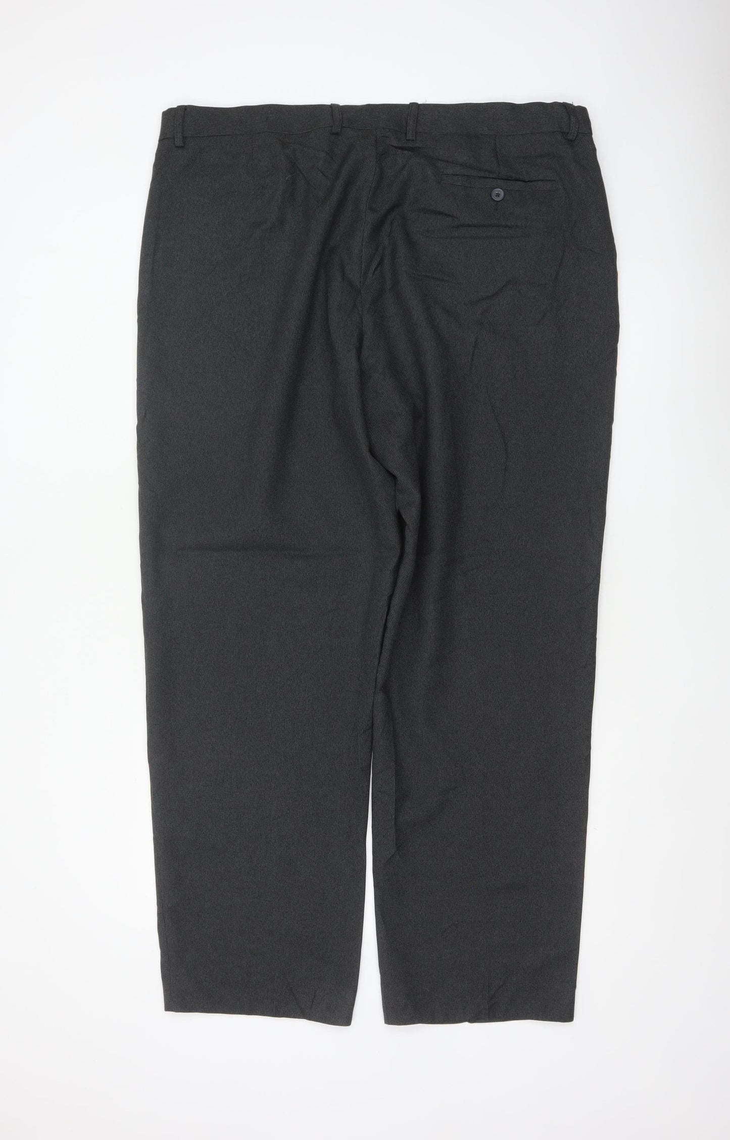 Debenhams Collection Men Grey 42R Dress Trousers Straight Formal