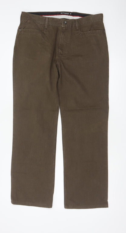 Marks & Spencer Autograph Men’s Brown 34W 31L Straight Jeans