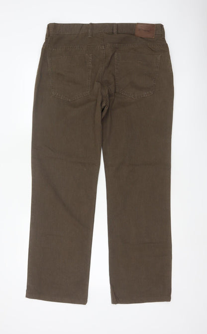 Marks & Spencer Autograph Men’s Brown 34W 31L Straight Jeans