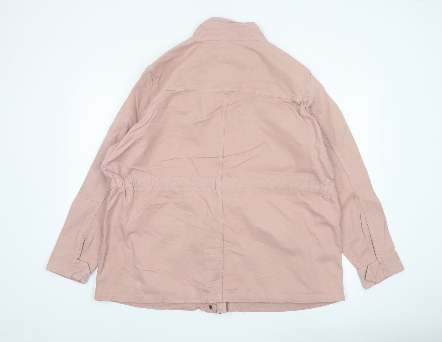 M&S Collection Women’s Pink Size 18 Military Utility Jacket Cotton