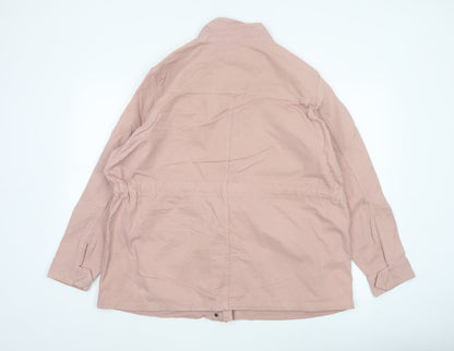 M&S Collection Women’s Pink Size 18 Military Utility Jacket Cotton