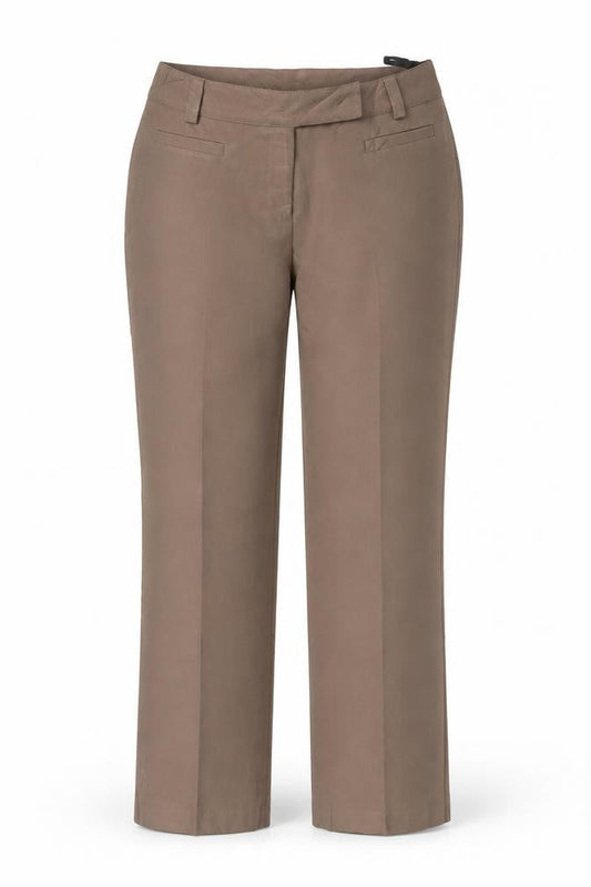 BHS Women’s Brown Size 12 Tailored Straight Leg Dress Trousers