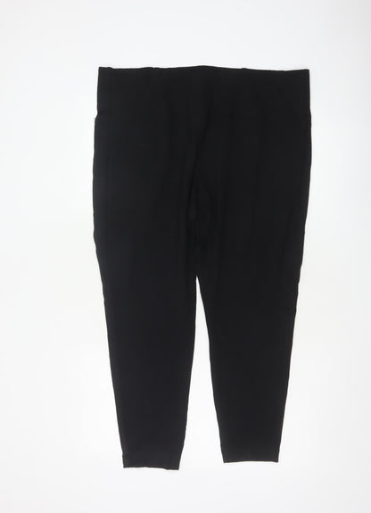 Marks & Spencer Women’s Black Size 22 Regular Stretch Leggings