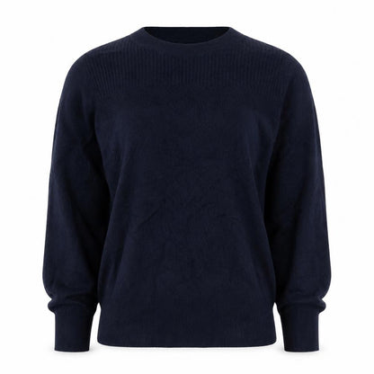 Marks & Spencer Women’s Navy Blue Size 10 Crew Neck Knit Jumper