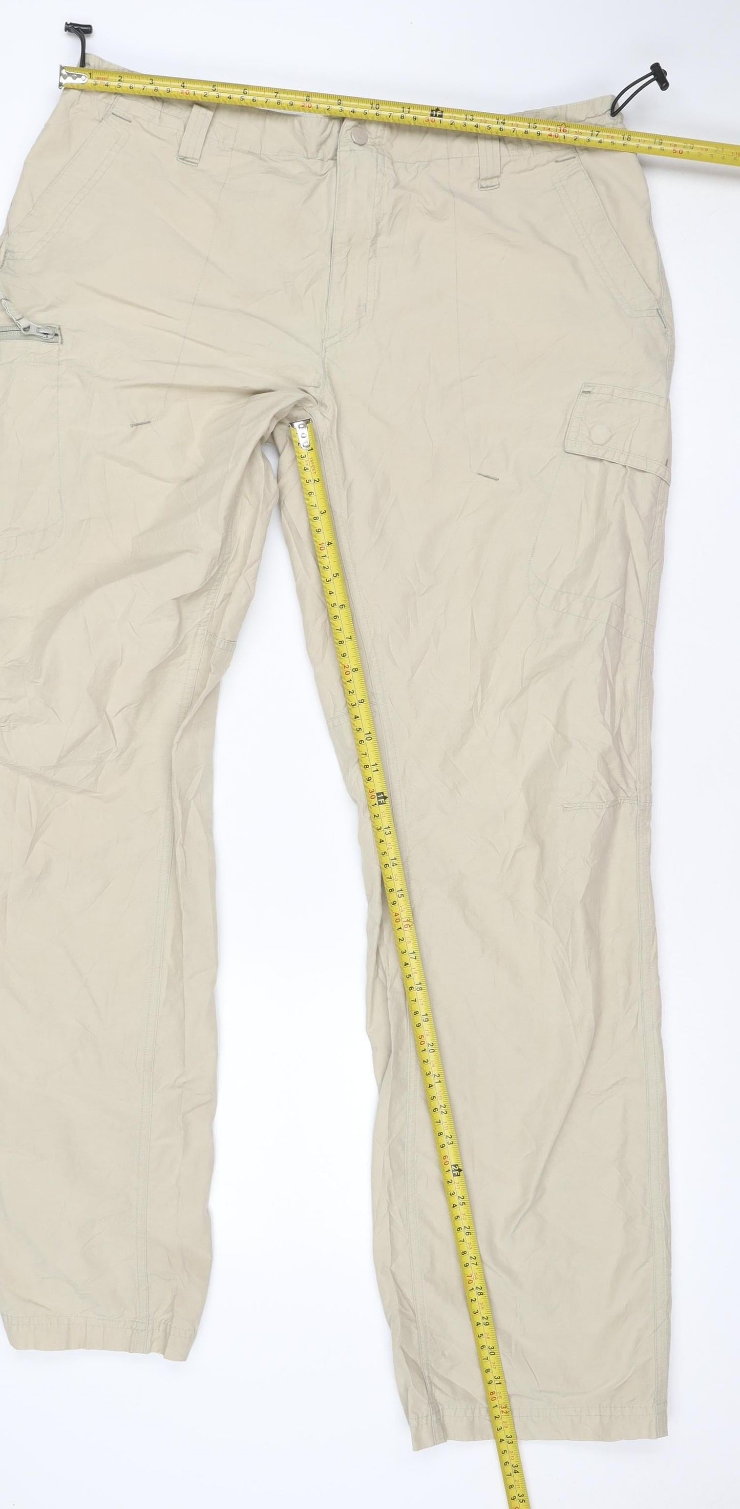Columbia Men’s Beige 38 Cargo Trousers 34in Leg Convertible