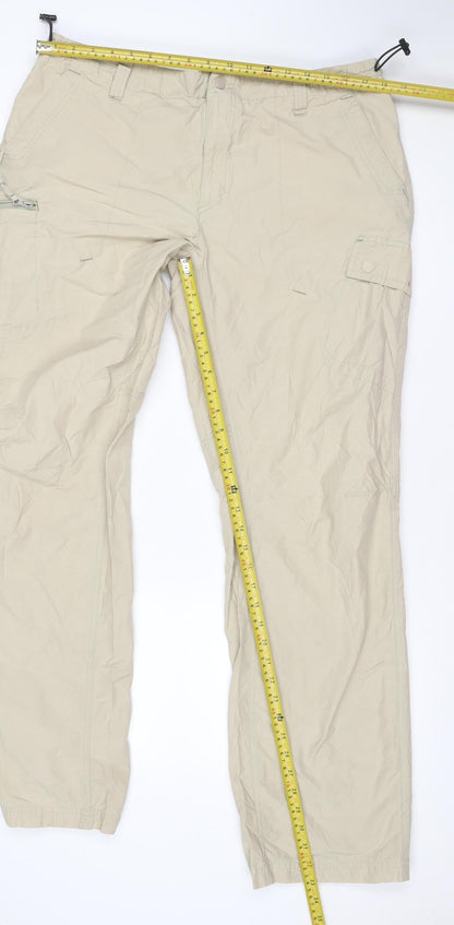 Columbia Men’s Beige 38 Cargo Trousers 34in Leg Convertible