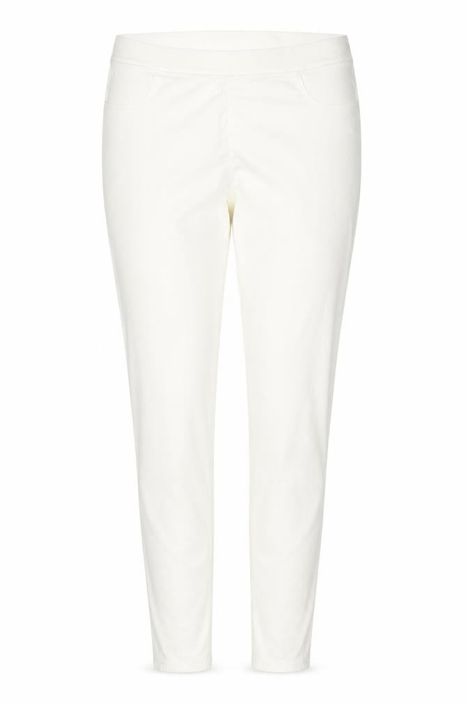 Marks and Spencer Women White Size 16 Stretch Jeggings Slim Fit