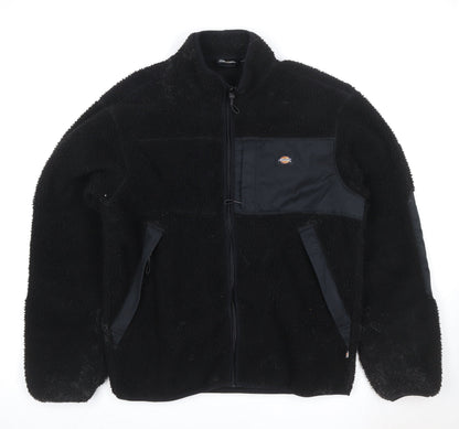 Dickies Men’s Black XL Sherpa Fleece Full Zip Workwear Jacket