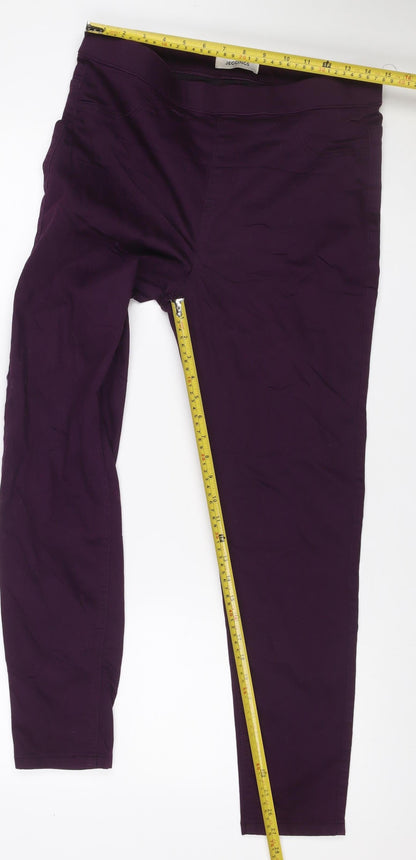 Marks and Spencer Women's Purple UK 14 Regular Jegging Jeans Stretch