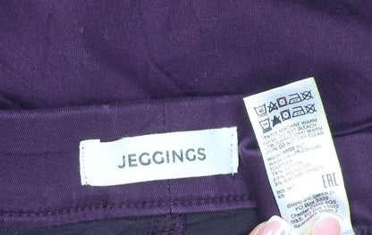 Marks and Spencer Women's Purple UK 14 Regular Jegging Jeans Stretch