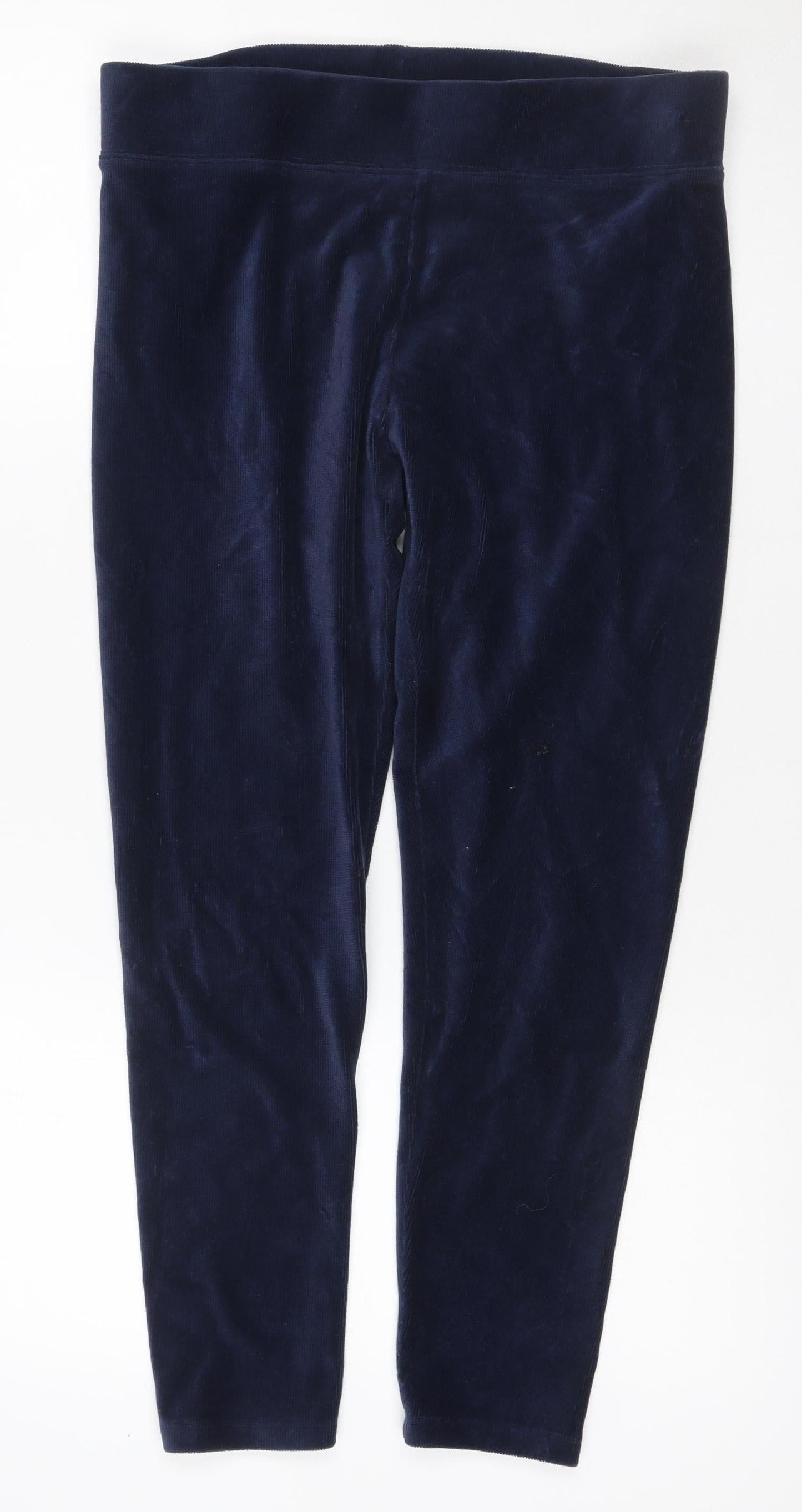 Marks & Spencer Women’s Blue UK 14 Corduroy Stretch Leggings