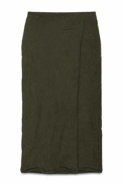 Mango Women’s Green UK 10 Stretch Knit Pencil Knee Length Skirt