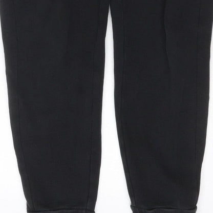 Puma Men's Black S Jogger Track Pants Elastic Waist Cuffed Sports Trousers