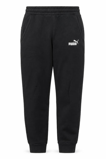 Puma Men's Black S Jogger Track Pants Elastic Waist Cuffed Sports Trousers